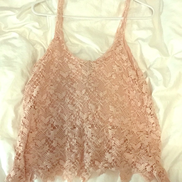 Lace tank top crop top - Picture 1 of 1